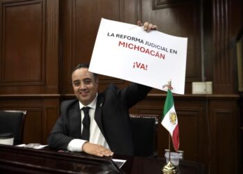 No caeremos en chantajes; en Michoacán Reforma Judicial va: JP Celis