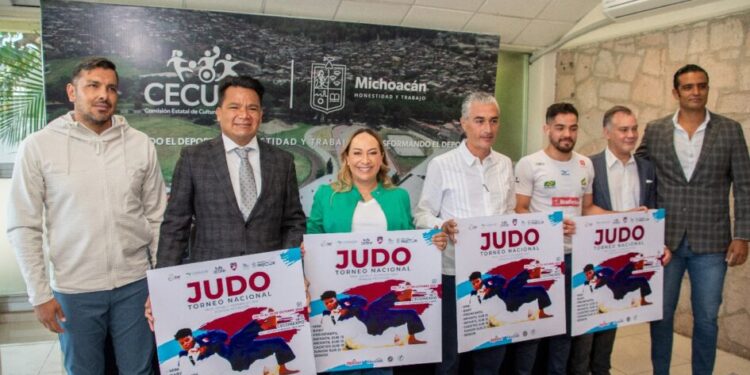Por primera vez Michoacán será sede del Torneo Nacional de Judo 2024