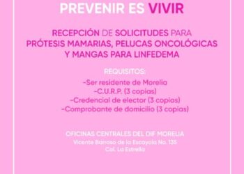 DIF Morelia ofrece apoyos gratuitos a mujeres que enfrentan cáncer de mama