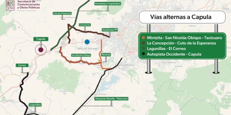 Conoce las rutas alternas para llegar a Capula a la Feria de la Catrina