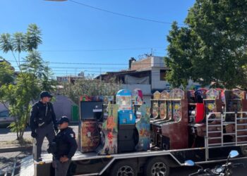 SSP asegura 28 máquinas tragamonedas en Morelia