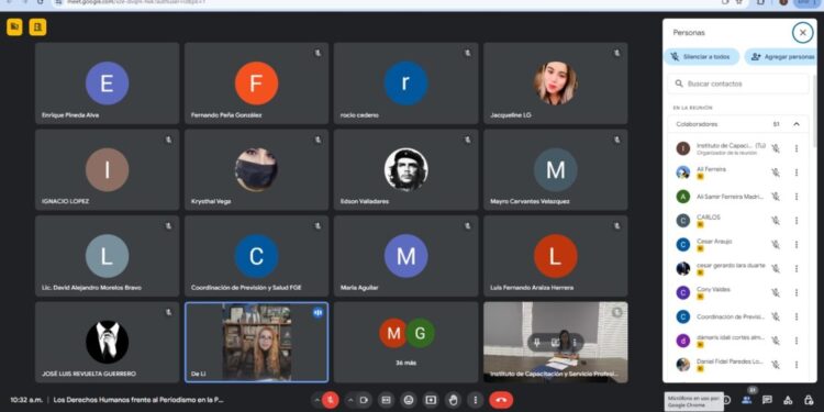 Se capacita FGE en materia de protección a periodistas y personas defensoras de derechos humanos-Morelia Informativo