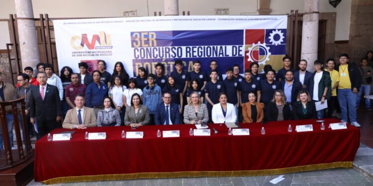 Rectora inaugura el Tercer Concurso Regional de Robótica ANUIES 2024; participantes marcan la diferencia, apunta-Morelia Informativo