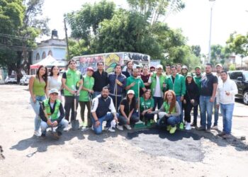 PVEM arranca acciones de bacheo en Morelia-Morelia Informativo
