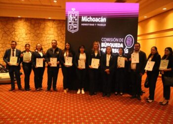 Concluye personal de FGE diplomado en materia de desaparición forzada, impartido por la Comisión de Búsqueda de Personas de Michoacán-Morelia Informativo