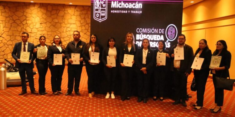 Concluye personal de FGE diplomado en materia de desaparición forzada, impartido por la Comisión de Búsqueda de Personas de Michoacán-Morelia Informativo