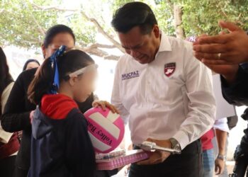 SESESP realiza canje de juguetes bélicos para promover la paz en Michoacán