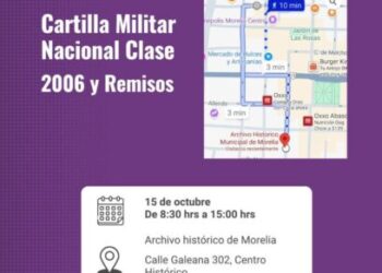 Hoy martes, último día para tramitar Cartilla Militar Clase 2006 y Remisos