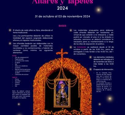Ya abierta, convocatoria para elaboración de altares y tapetes: SeCultura Morelia