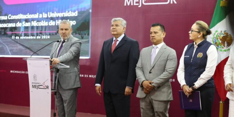 Bedolla, comprometido con la UMSNH