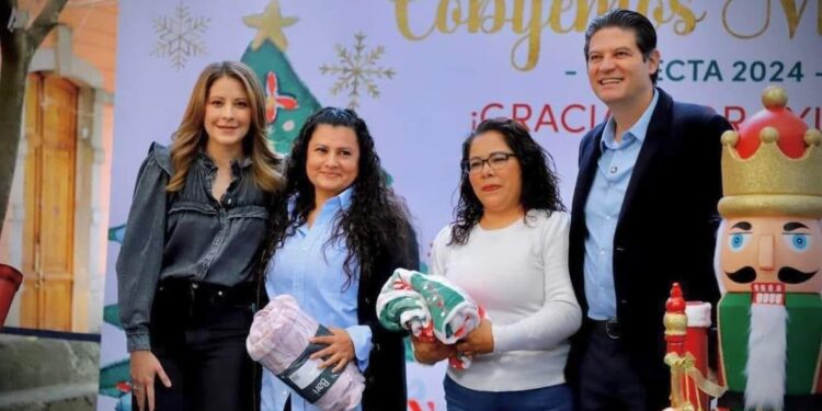 Alfonso Martínez y Paola Delgadillo llevarán abrigo a miles de familias morelianas