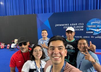 Equipo de Paranatación de IMCUFIDE, presente en el Citi Para Swimming World Series México