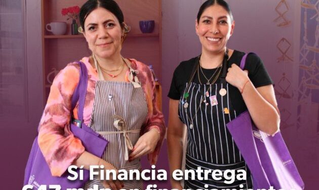 Entregados más de 647 mdp en créditos para empoderar a mujeres: Sí Financia