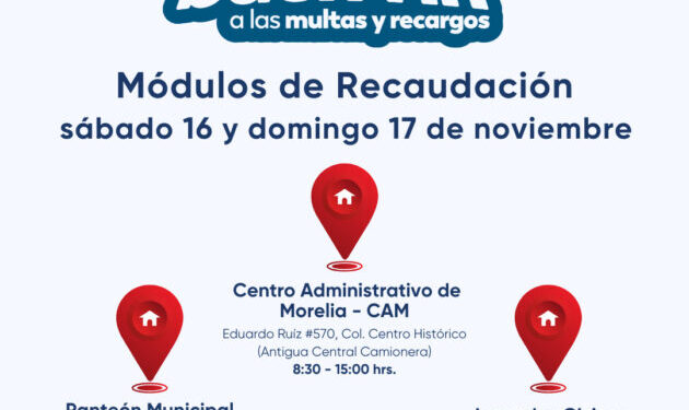 Por Buen Fin, Ayuntamiento abrirá 3 módulos de recaudación este fin de semana