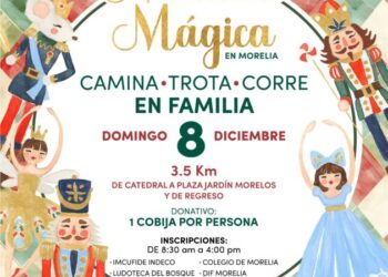 DIF Morelia invita a la Carrera Navideña Familiar ‘Camina, trota o corre’