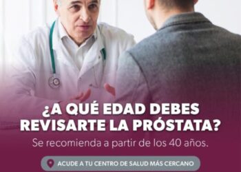 A partir de los 40 años, hombres pueden detectar el cáncer de próstata con una sencilla prueba: SSM