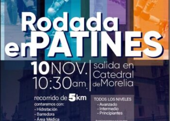 IMCUFIDE prepara Rodada en Patines en el Centro de Morelia