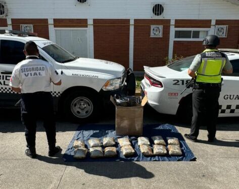 SSP y Guardia Nacional decomisan más de 10 kg de mariguana en Uruapan