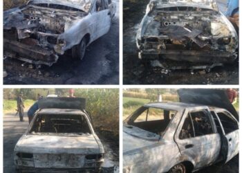 Vehículo se incendió por falla mecánica en Tarímbaro