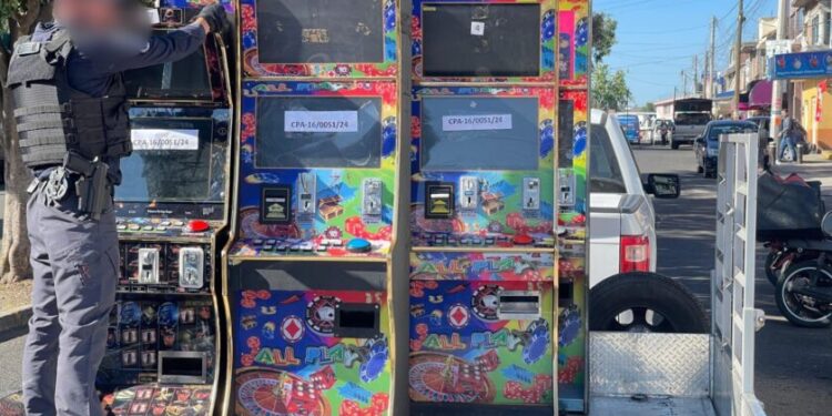 En 10 meses, SSP y FGE han decomisado más de 2 mil máquinas tragamonedas