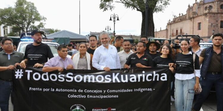 Entregados este año más de 512 mdp a comunidades en autogobierno: Bedolla