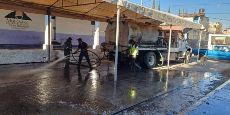 Embellece Ayuntamiento de Morelia tenencia de San Nicolás Obispo