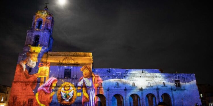 Luces de Catedral y Videomapping de Morelia tendrán temática navideña