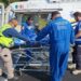 Helicóptero de la SSP traslada de emergencia a menor con quemaduras, tras accidente en Autopista Siglo XXI