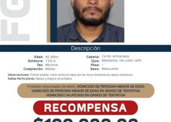 Ofrece FGE recompensa para localizar y detener a José Vicente Dimas Magaña