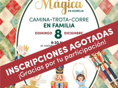 DIF Morelia agota inscripciones a su Carrera Navideña Familiar