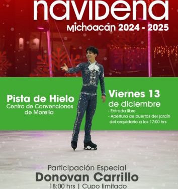 Así será la dinámica para el espectáculo sobre hielo de Donovan Carrillo en la Villa Navideña