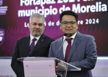 Invertidos más de 30 mdp del Fortapaz en Morelia durante 2024: César Erwin