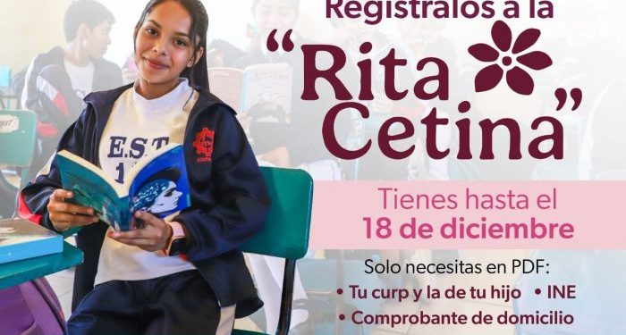 Así puedes comprobar que el registro a la beca Rita Cetina fue exitoso