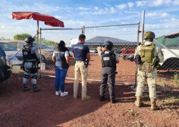 En Puruándiro, catea FGE inmueble y asegura tres vehículos, uno de ellos con permiso provisional apócrifo