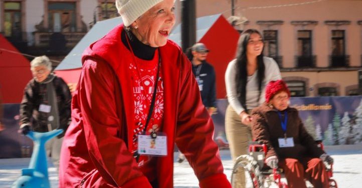 Pista de Hielo en Morelia, un espacio inclusivo para disfrutar de las fiestas decembrinas