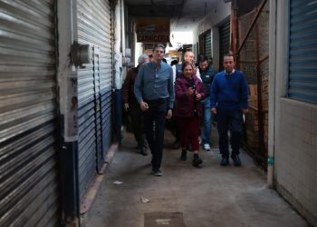 Alfonso Martínez revisa rehabilitación de Mercado del Auditorio