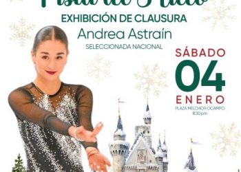 Gobierno de Morelia cerrará la Pista de Hielo 2024 con exhibición de Andrea Astráin
