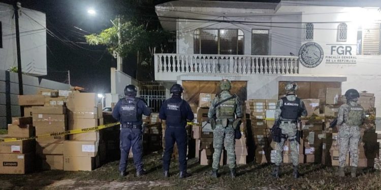 Más de media tonelada de marihuana fue asegurada por la SSP, en Arteaga