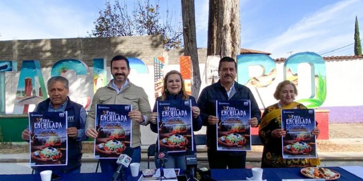 Gobierno de Morelia anuncia la Tercera Feria de la Enchilada de Tacícuaro