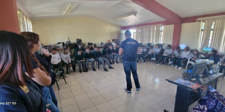 Participa FGE en “Jornada de la Paz, Prevención del Delito y del Bullying”, llevada a cabo en San Nicolás Obispo