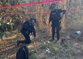 Guardia Civil desactiva 2 explosivos para lanzarse desde drones, en Tangamandapio