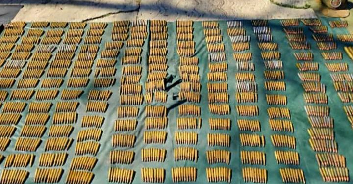 “El Tecuiniche” fue detenido en posesión de 8 armas largas, un lanzagranadas, explosivos improvisados y más de 20 cartuchos