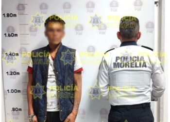 Policía Morelia detiene a presunto ladrón y recupera pertenencias