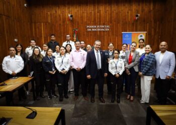 Policía Morelia y Poder Judicial colaboran para fortalecer mecanismos alternativos de solución de conflictos