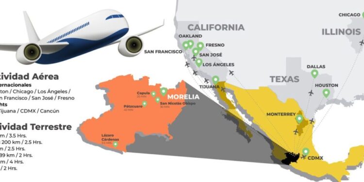 Aeropuerto de Morelia arranca 2025 con cifras históricas