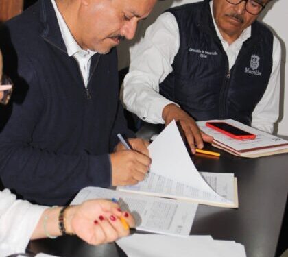 Secretaría de Agricultura y Desarrollo Rural de Morelia celebra convenios en materia de capacitación