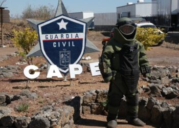 Equipo antiexplosivos de SSP, a la vanguardia: Oseguera
