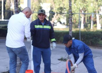 OOAPAS realiza obras por todo Morelia para la mejora de la infraestructura hidráulica