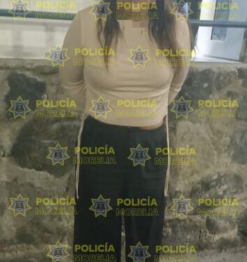 Policía Morelia detiene a dos por presunto robo en La Huerta