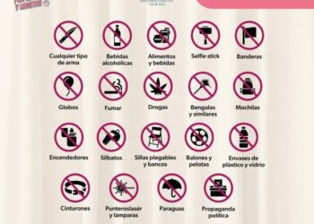 Estos son los objetos que no podrás ingresar al concierto de Chayanne